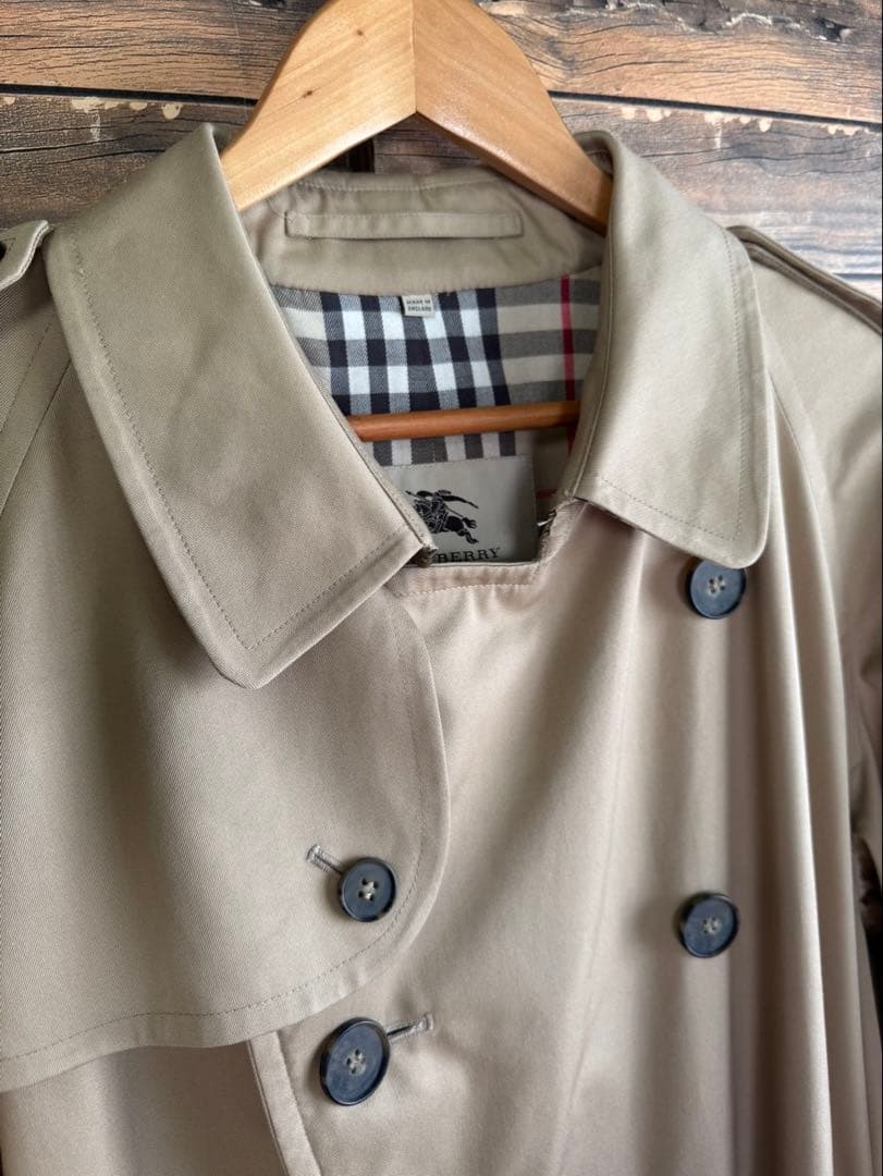 【破格】Burberry バーバリー トレンチコート ノバチェック ベージュ