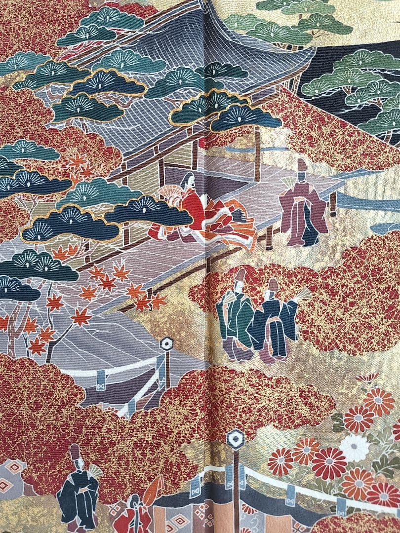 着物リメイクワンピース3619