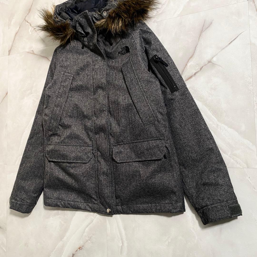 B17812 美品 ノースフェイス ノベルティ グレイストリクライメイトパーカS