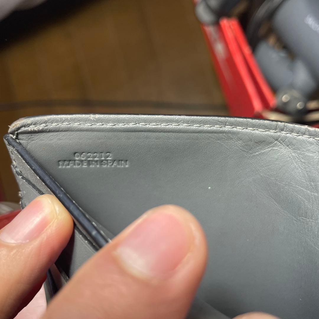 [値下げ]LOEWE パズル　二つ折り財布 ベージュ グレー グリーン