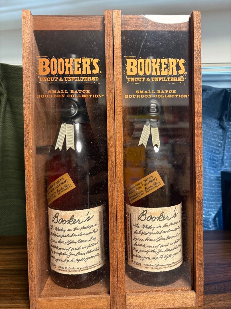 ブッカーズ　2020年　箱付き未開封　2本セット