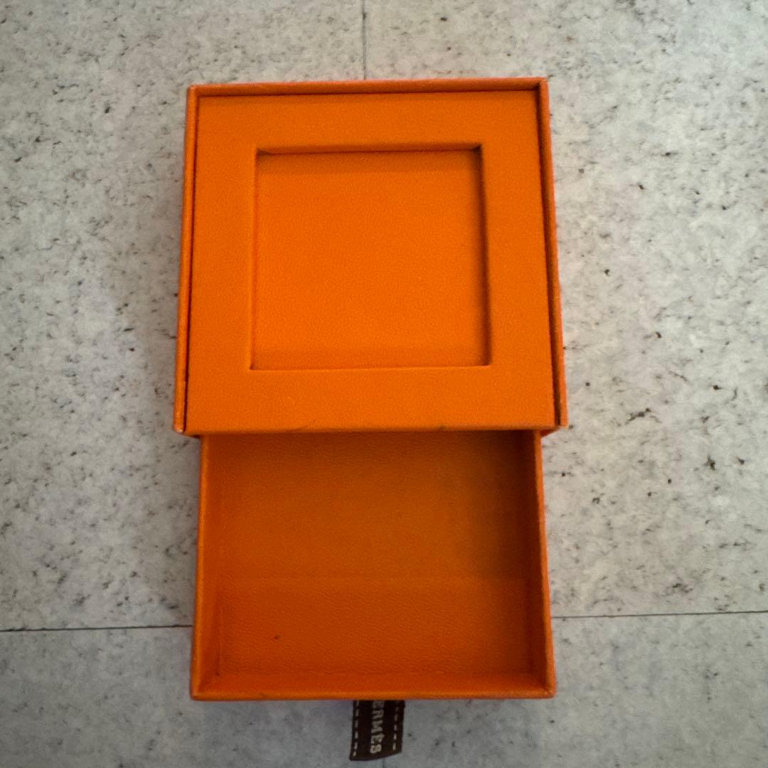 HERMES レザーブレスレット ブラック