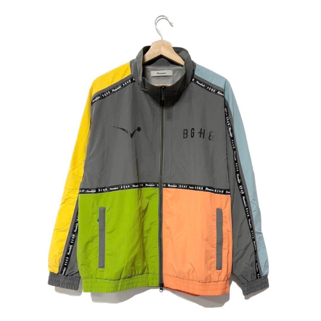 新品 バガーチ ラッセルノ ゴルフ パネルカラー ブルゾン セットアップ L 5