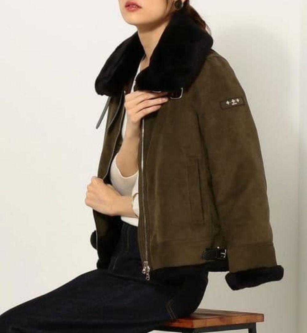 タトラス　VERGA　ムートン　ダウンジャケット　コート　ブルゾン　ライダース