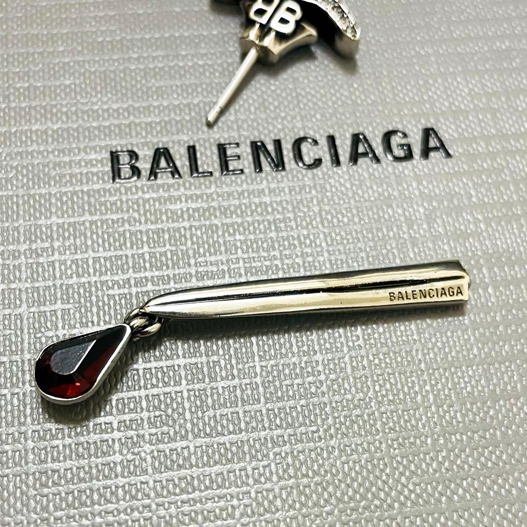 未使用級✨付属完備✨バレンシアガ ピアス 片耳 GOTH SWORD シルバー