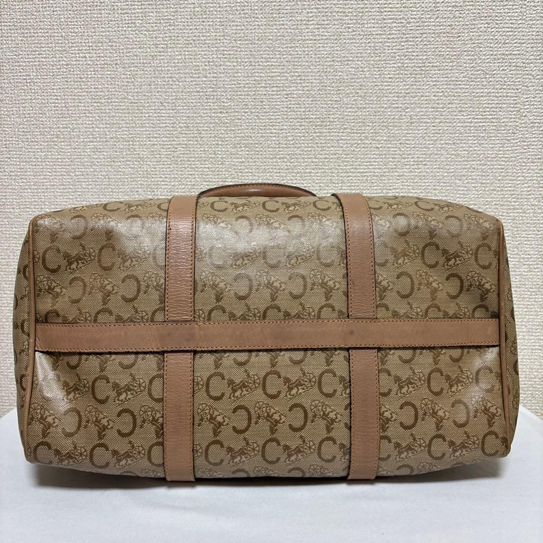 ✨希少✨　CELINE　セリーヌ　ボストンバッグ　Cマカダム　キャンバス　レザー