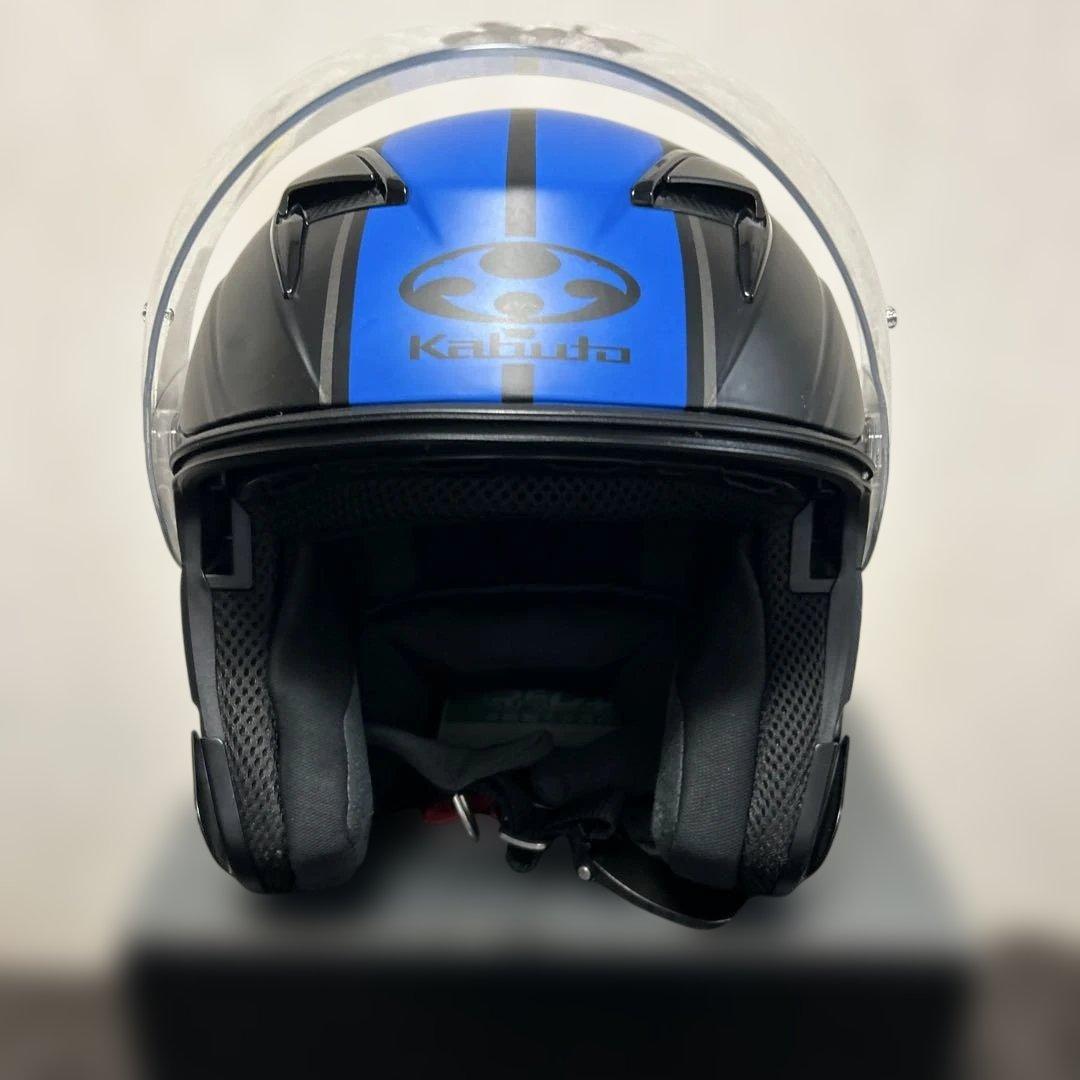 2023年OGK KABUTO EXCEED DELIE ブラックブルー　S