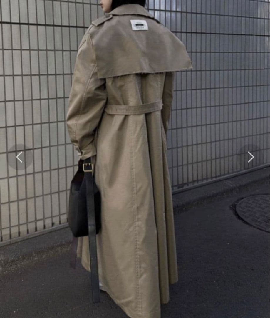 ジャケット・アウター Ameri CUT OFF CHAMBRAY TRENCH COAT