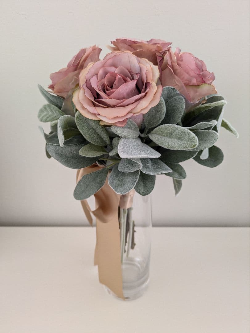 アーティフィシャルフラワーPRIMA プリマ　ブーケ　　《フラワーベース付き》