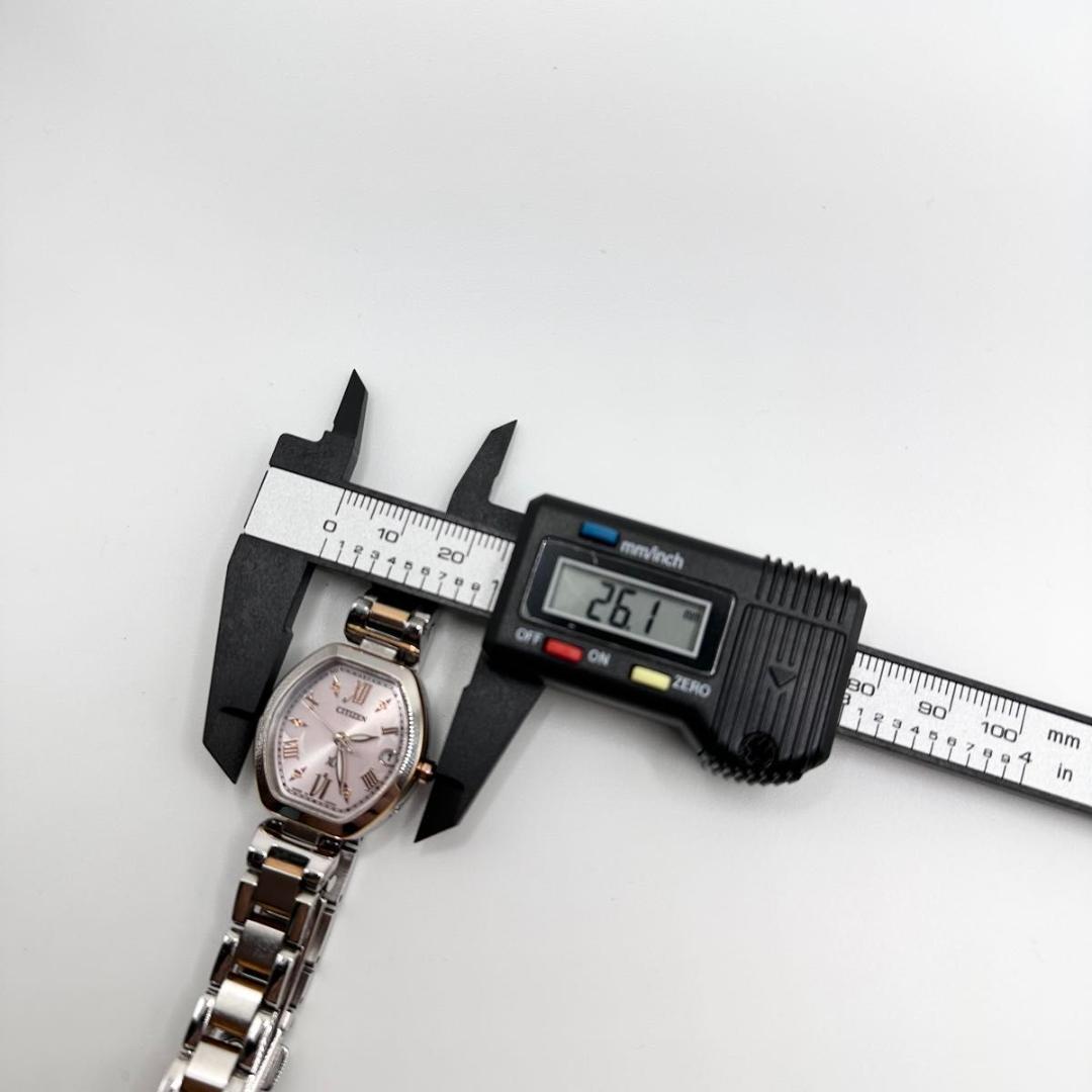 美品 稼働品 CITIZEN XC レディース 腕時計 ピンクゴールド デイト