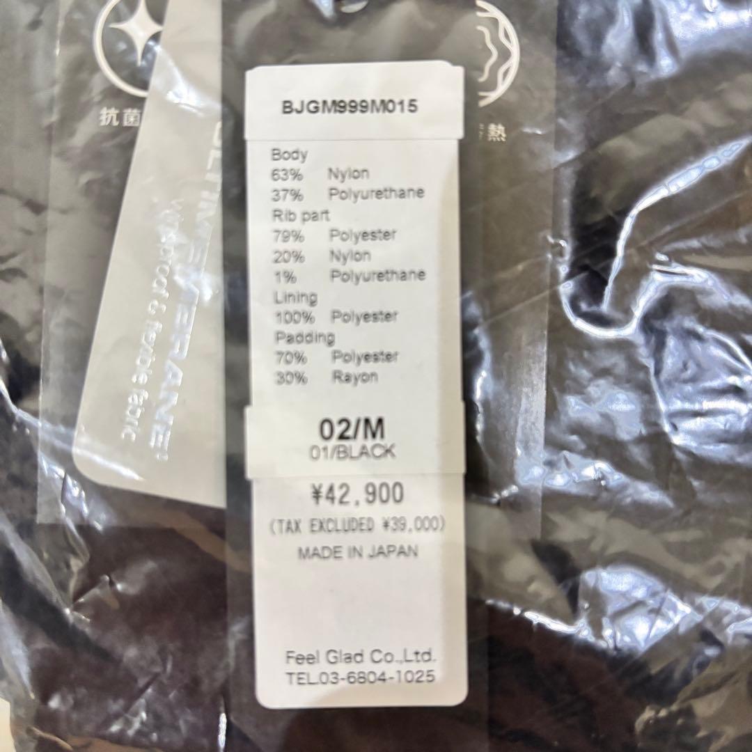 新品【bagjack GOLF】バッグジャックゴルフ　中綿プルオーバー Ｍ