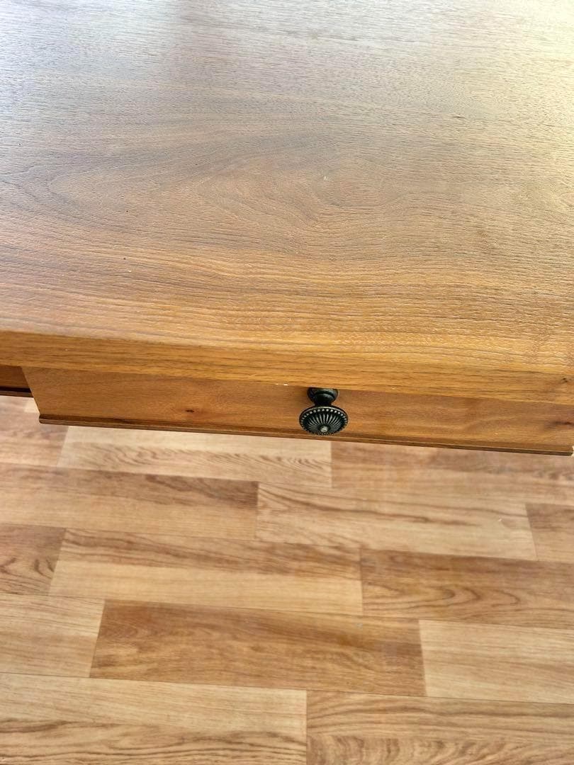 673 ニトリ エリル　ダイニングテーブル クラシック 150 木 リビング　b