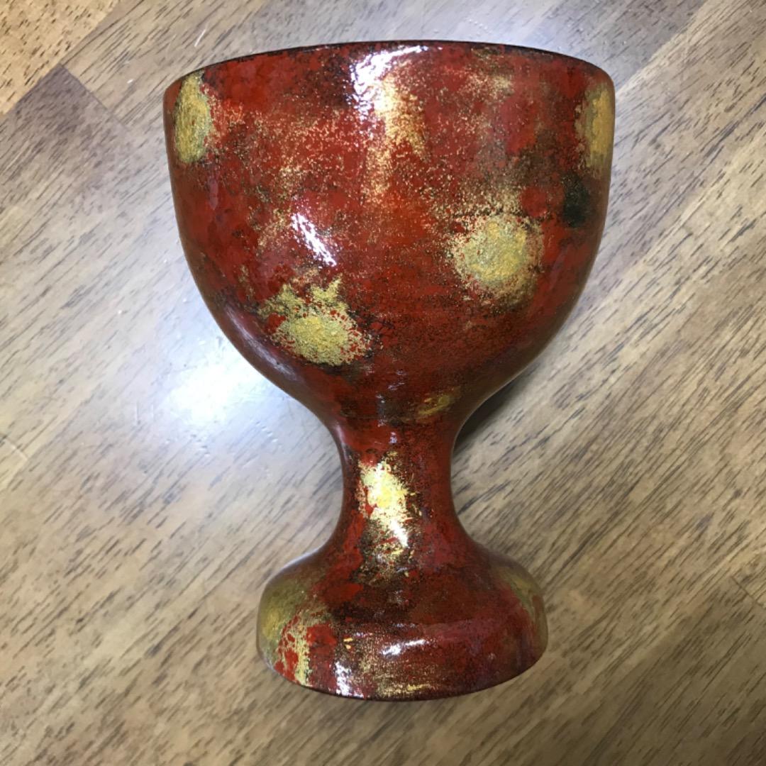 ハッピーさま専用ページ　ハンドメイド　聖杯カップグラス　1個　T-349