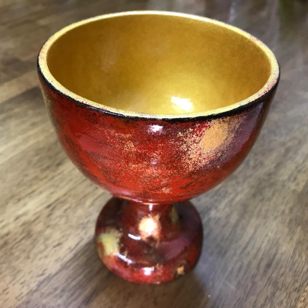 ハッピーさま専用ページ　ハンドメイド　聖杯カップグラス　1個　T-349