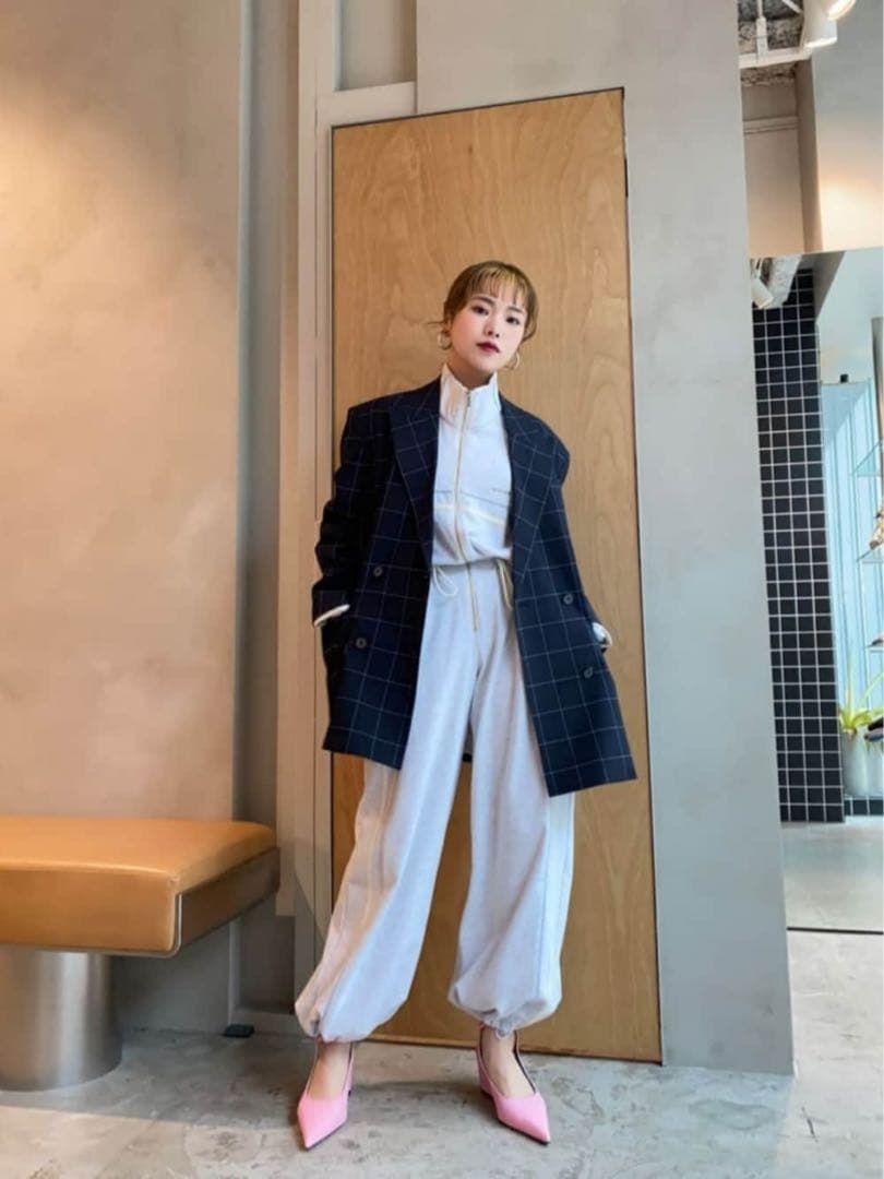 【美品✨】MAISONSPECIAL 川口春奈着用 スウェットトラックロンパース