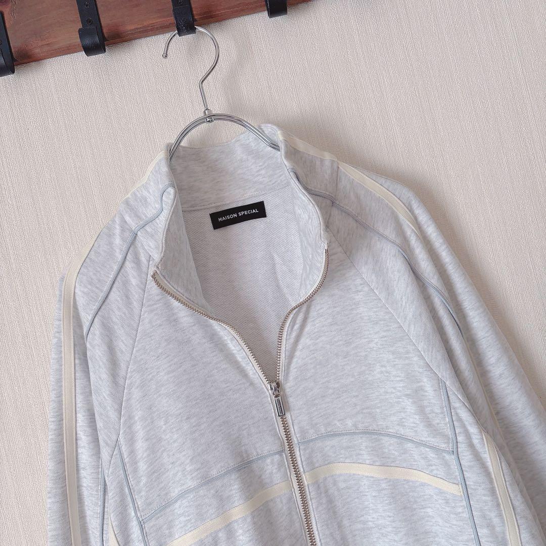 【美品✨】MAISONSPECIAL 川口春奈着用 スウェットトラックロンパース