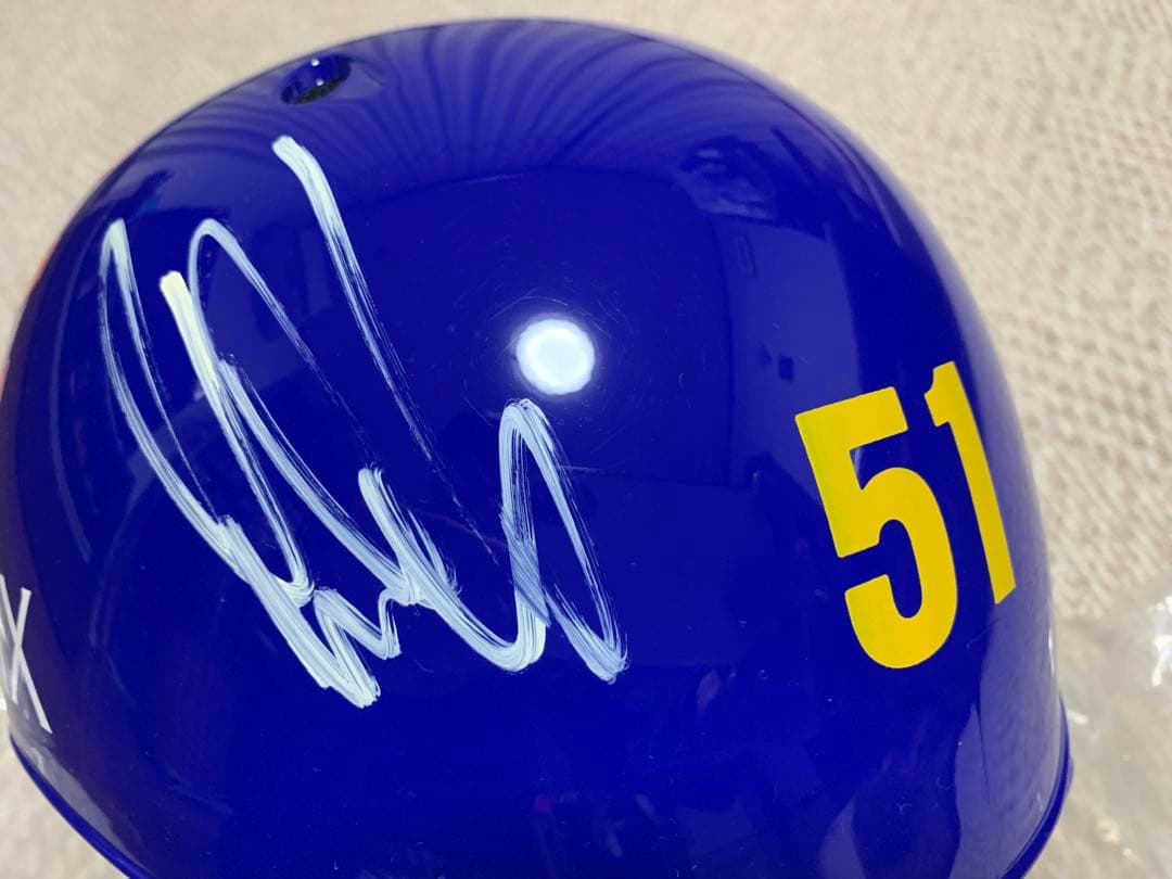 イチロー　直筆サイン入りヘルメット