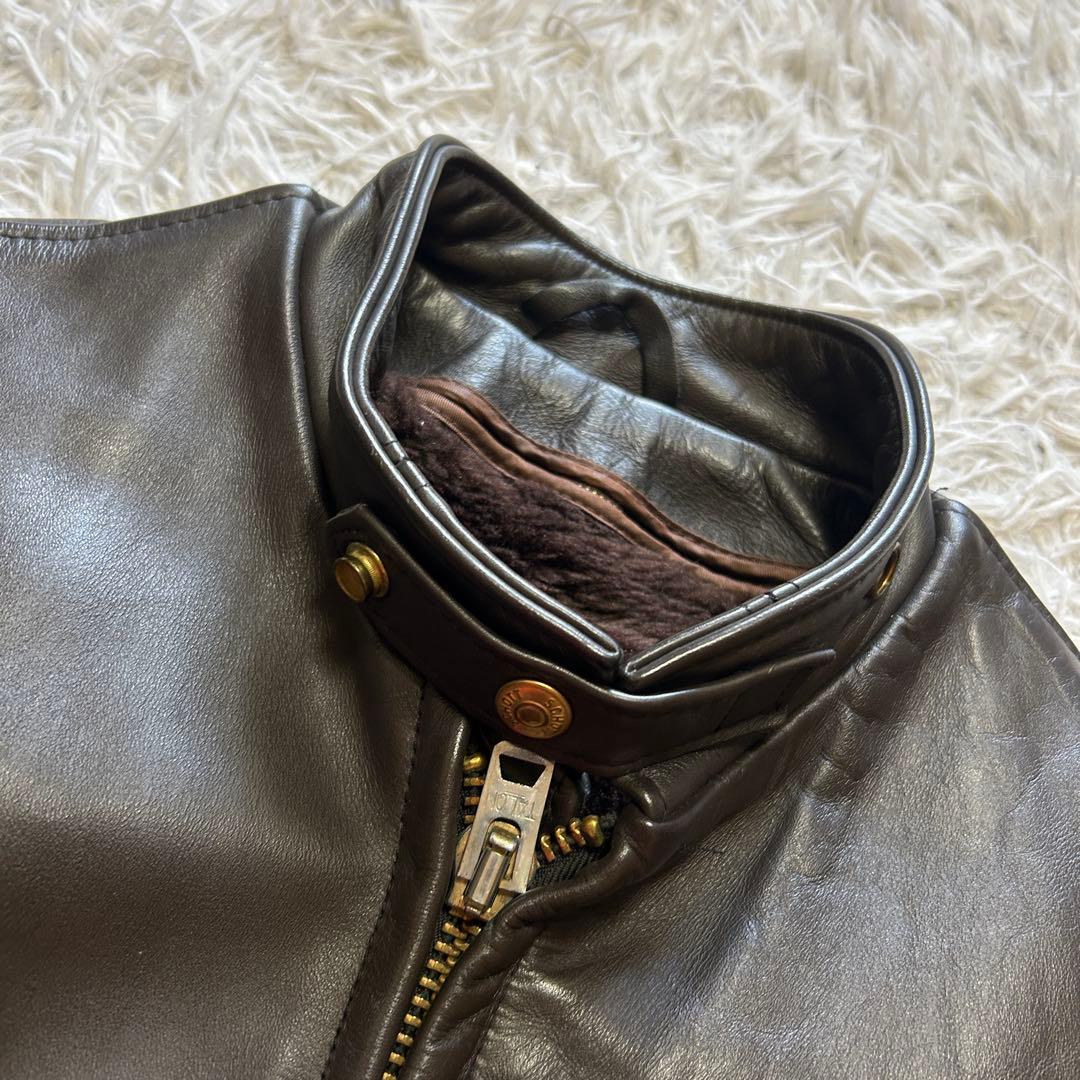 【希少美品】schott ショット 38 シングルライダースジャケット 641