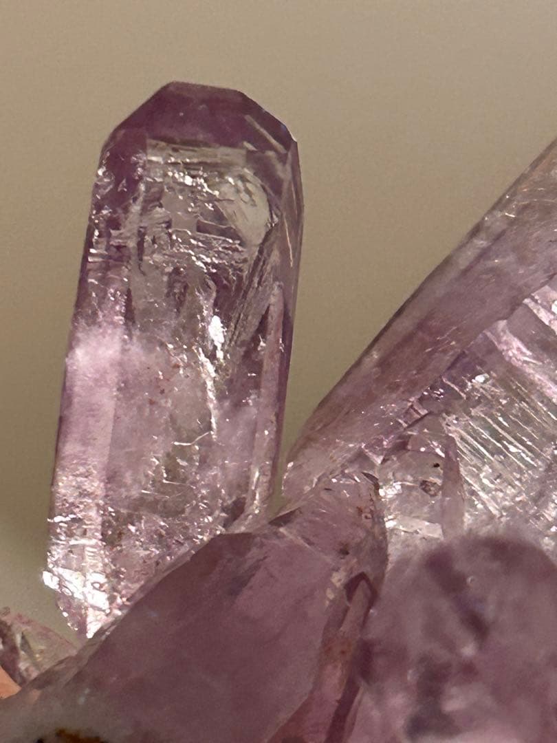 【超希少　メキシコベラクルス産　女神のアメジスト　透明感高・:*+.】