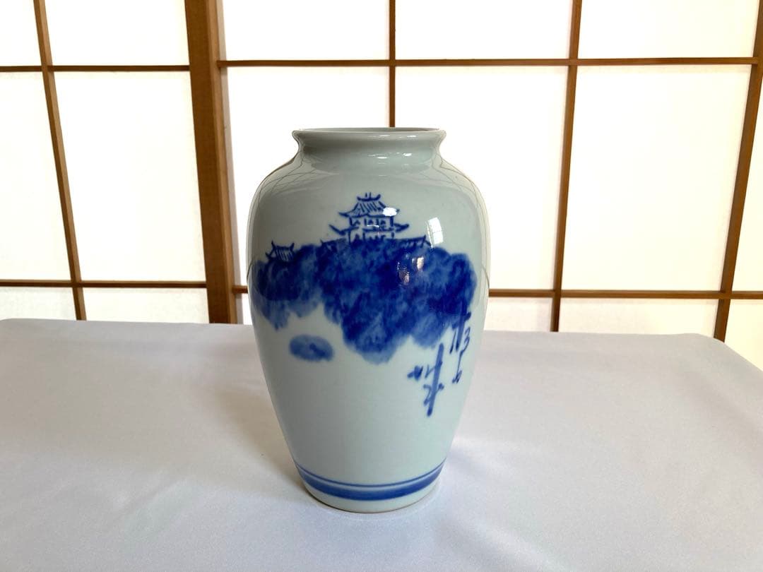 【まとめ売り4点】美品　花瓶/壺　 砥部焼　益子焼　茶道　他