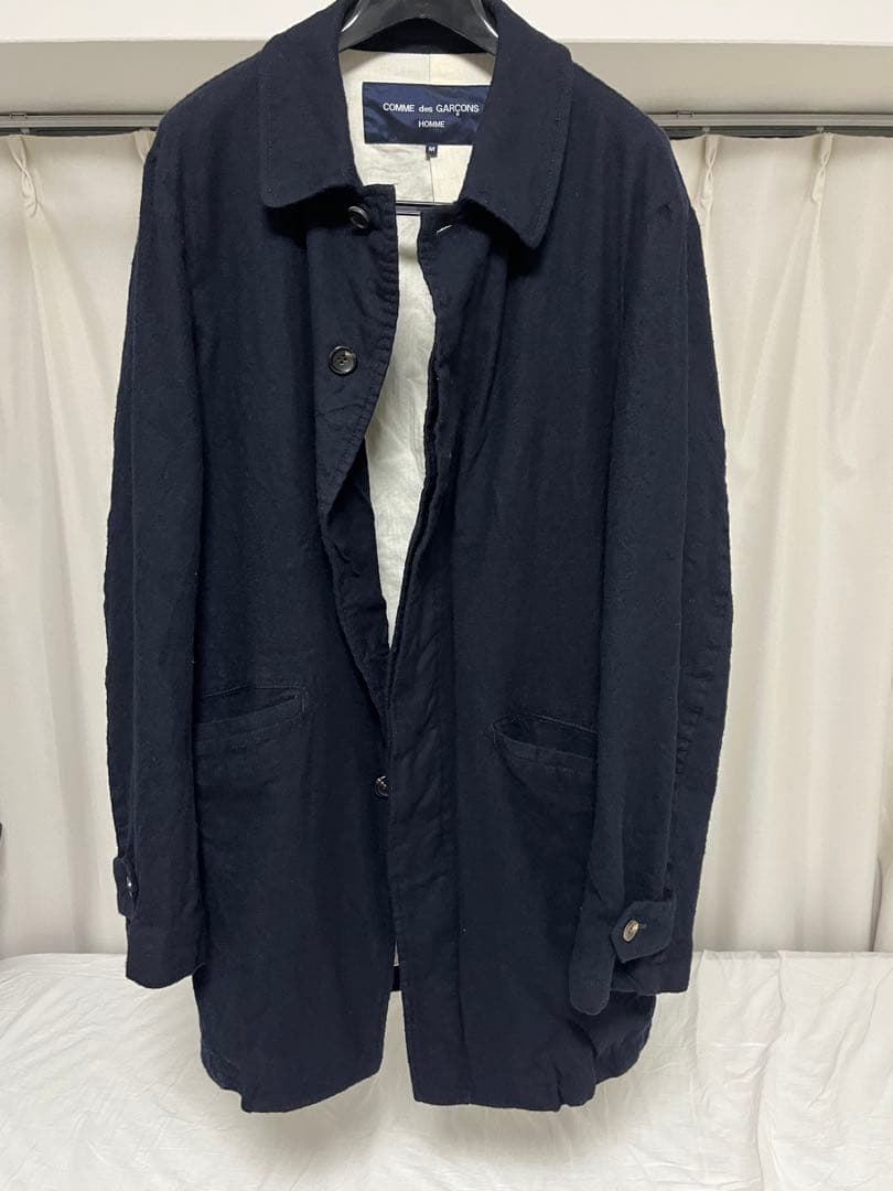 COMME des GARCONS HOMME 縮絨バルマカーンコート M