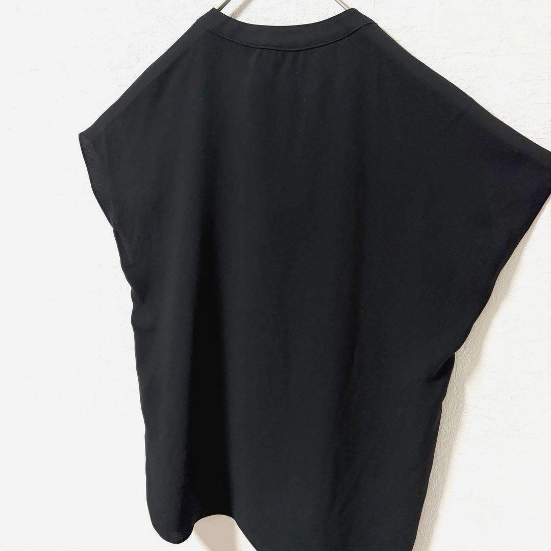 新品 Theory シャツ ブラウス ブラック スキッパー トップス