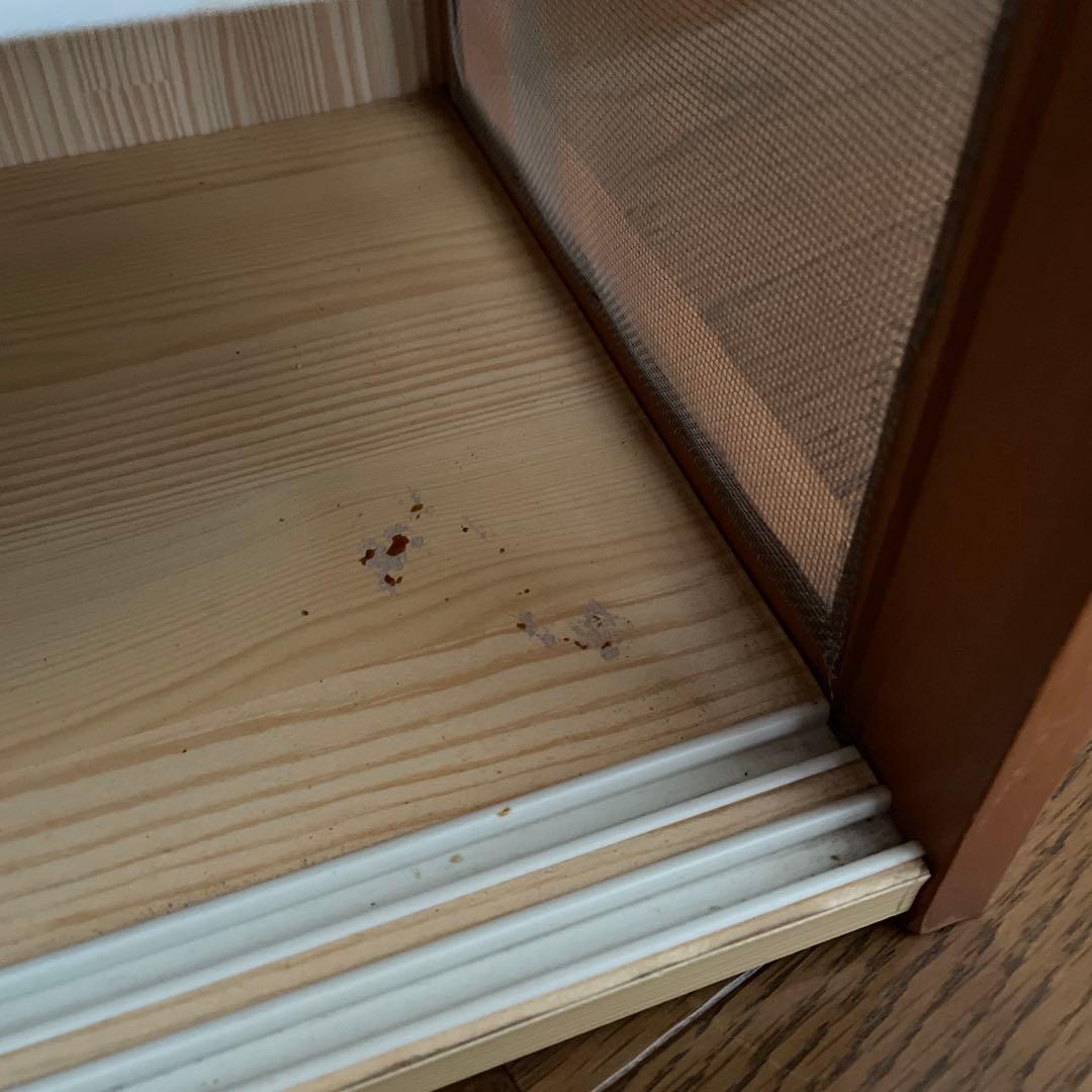 アンティーク●引き戸の水屋箪笥●食器棚　ディスプレイ　昭和レトロ