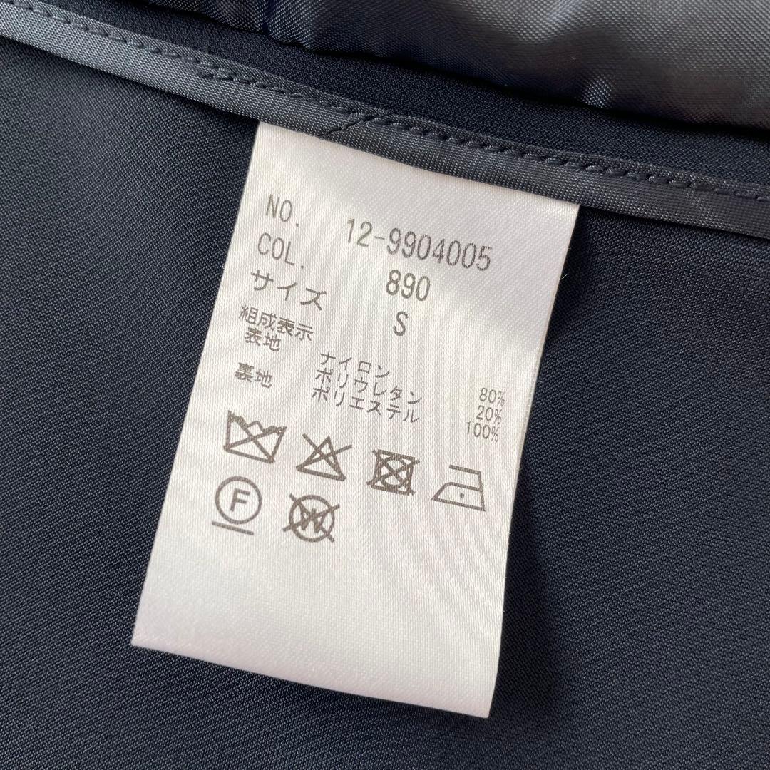 美品✨プラステ ノーカラー ワイドパンツ スーツ セットアップ ネイビー グレー