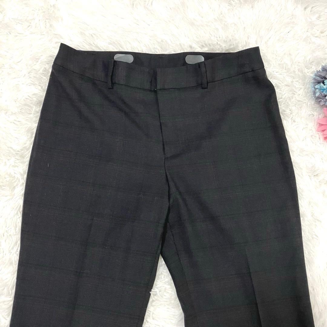 AOKI　レミュー　パンツスーツ　セットアップ　チェック柄　15号　ストレッチ