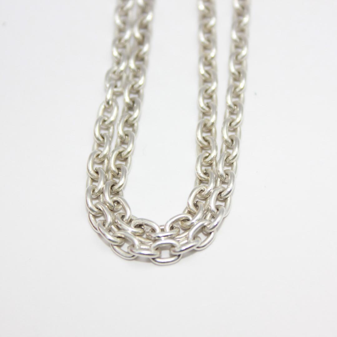 美品 GUCCI グッチ Gロゴ シルバー ネックレス アクセサリー SV925