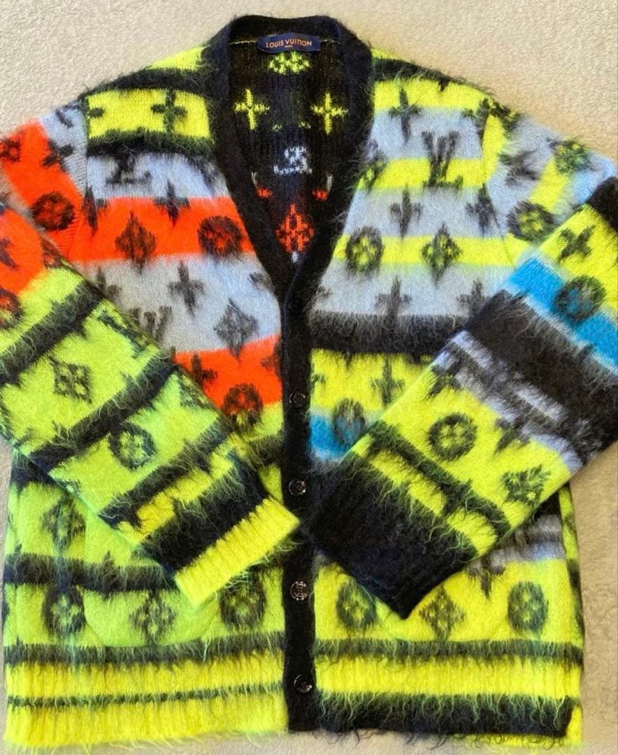 LOUIS VUITTON 多色カーディガンM