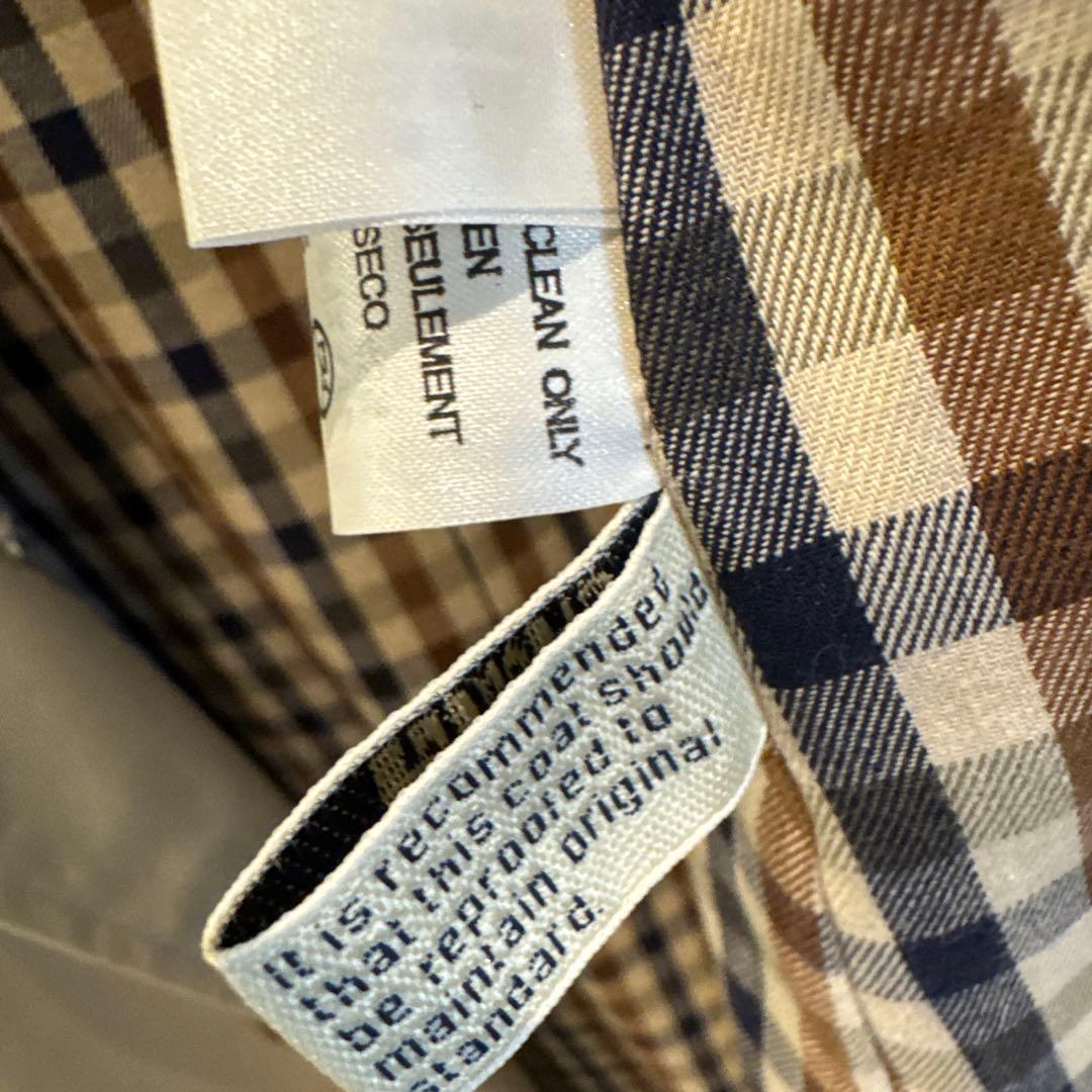 Aquascutum ベージュ ステンカラーコート
