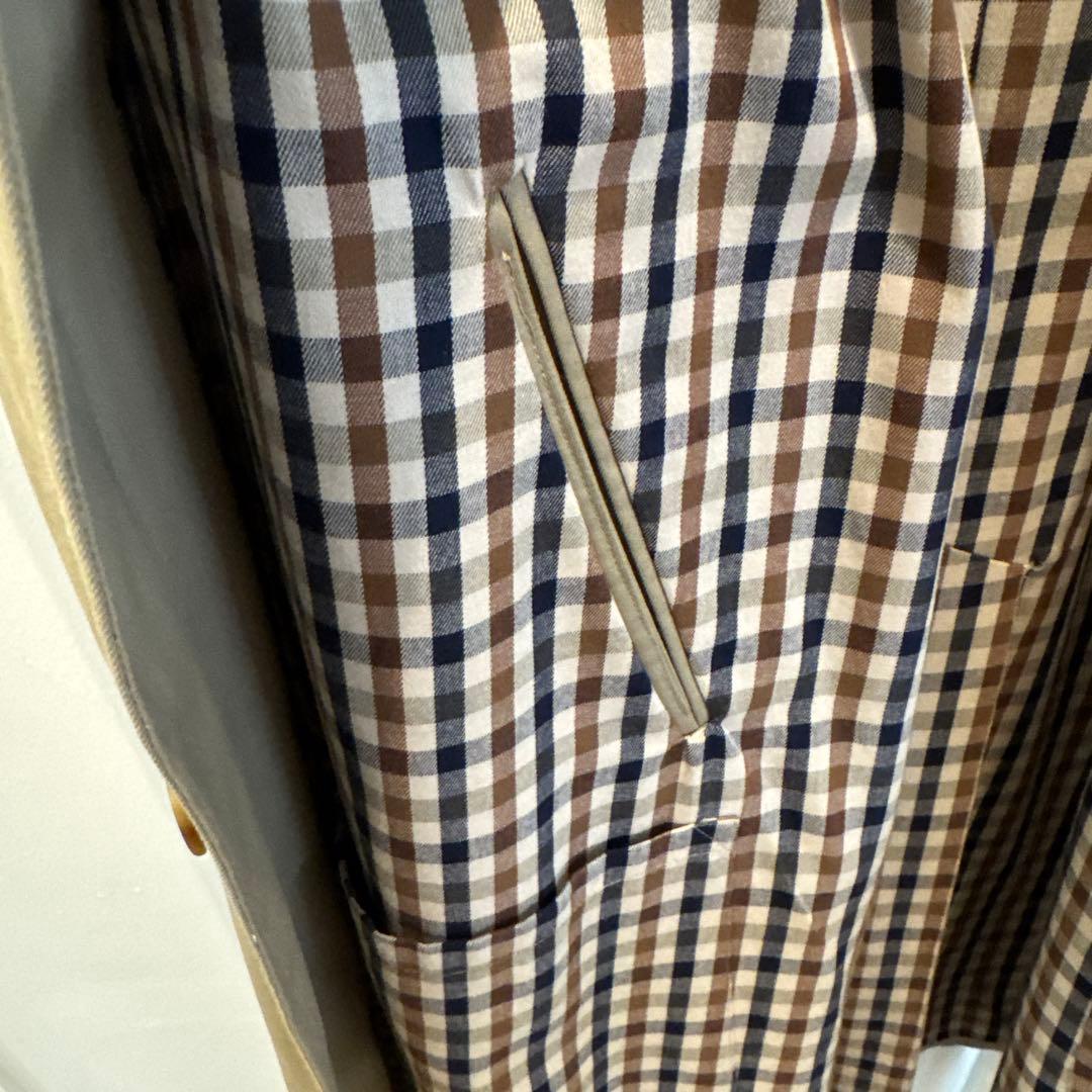 Aquascutum ベージュ ステンカラーコート