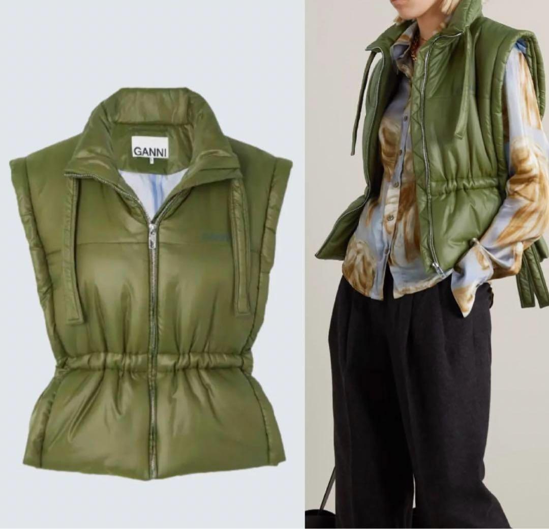 GANNI ダウンベスト