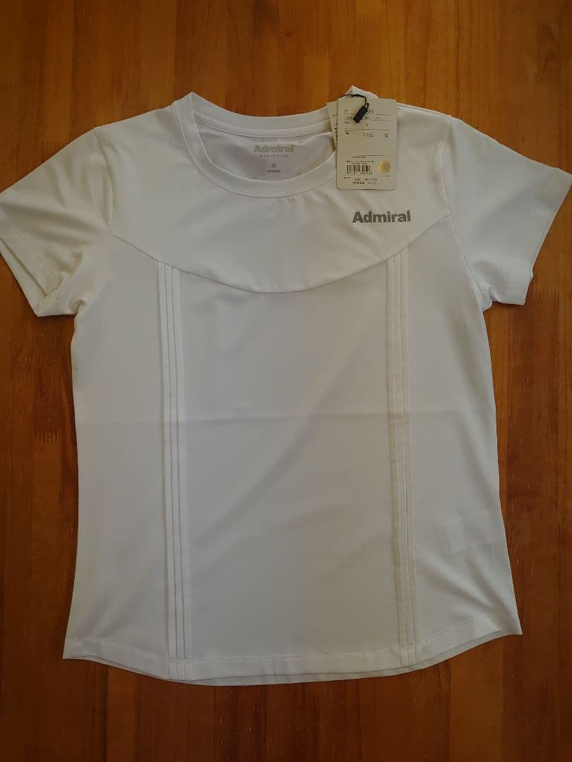 新品未使用　Admiral ATLA543 テニス レディスシャツ M ホワイト