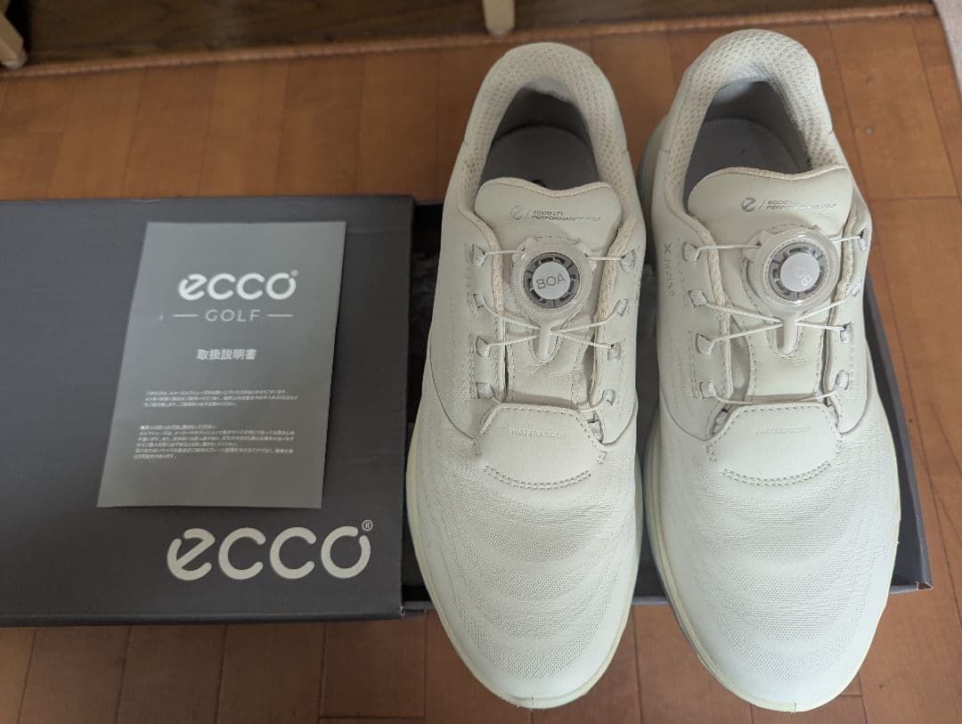 【値下げ】ecco ゴルフシューズ ホワイト24cm