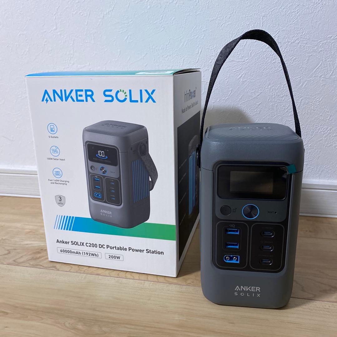 Anker SOLIX C200 ポータブル電源 60000mAh