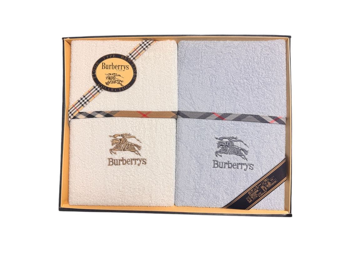未使用　BURBERRY タオルシーツ 2枚セットバーバリー