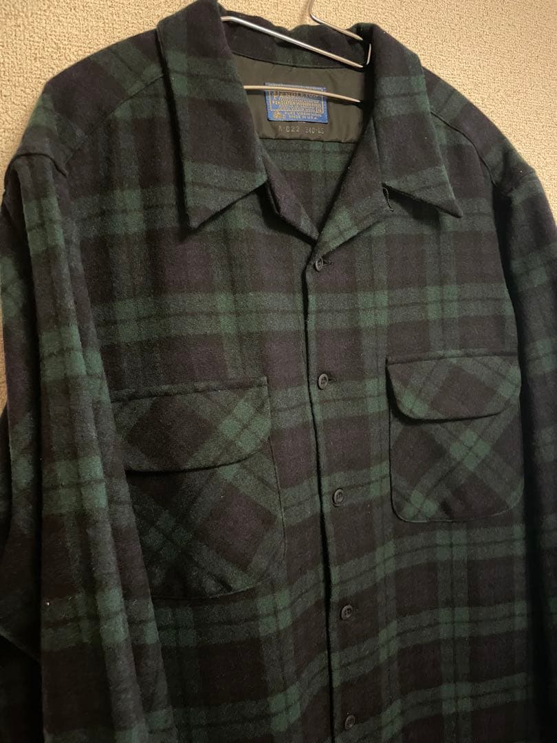 極美品 70s ペンドルトン ブラックウォッチ XL ボードシャツ ビンテージ