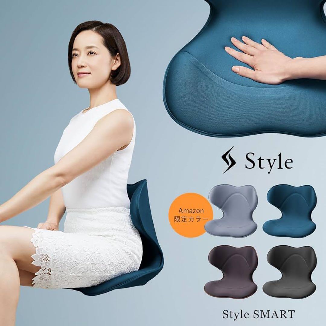 Style SMART MTG 姿勢矯正 骨盤サポートチェア 座椅子　ブラック