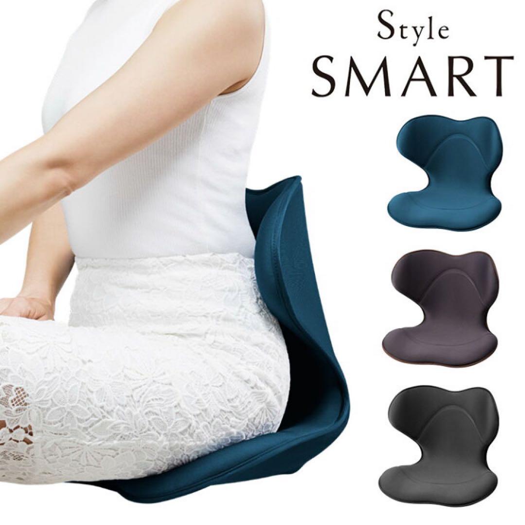 Style SMART MTG 姿勢矯正 骨盤サポートチェア 座椅子　ブラック