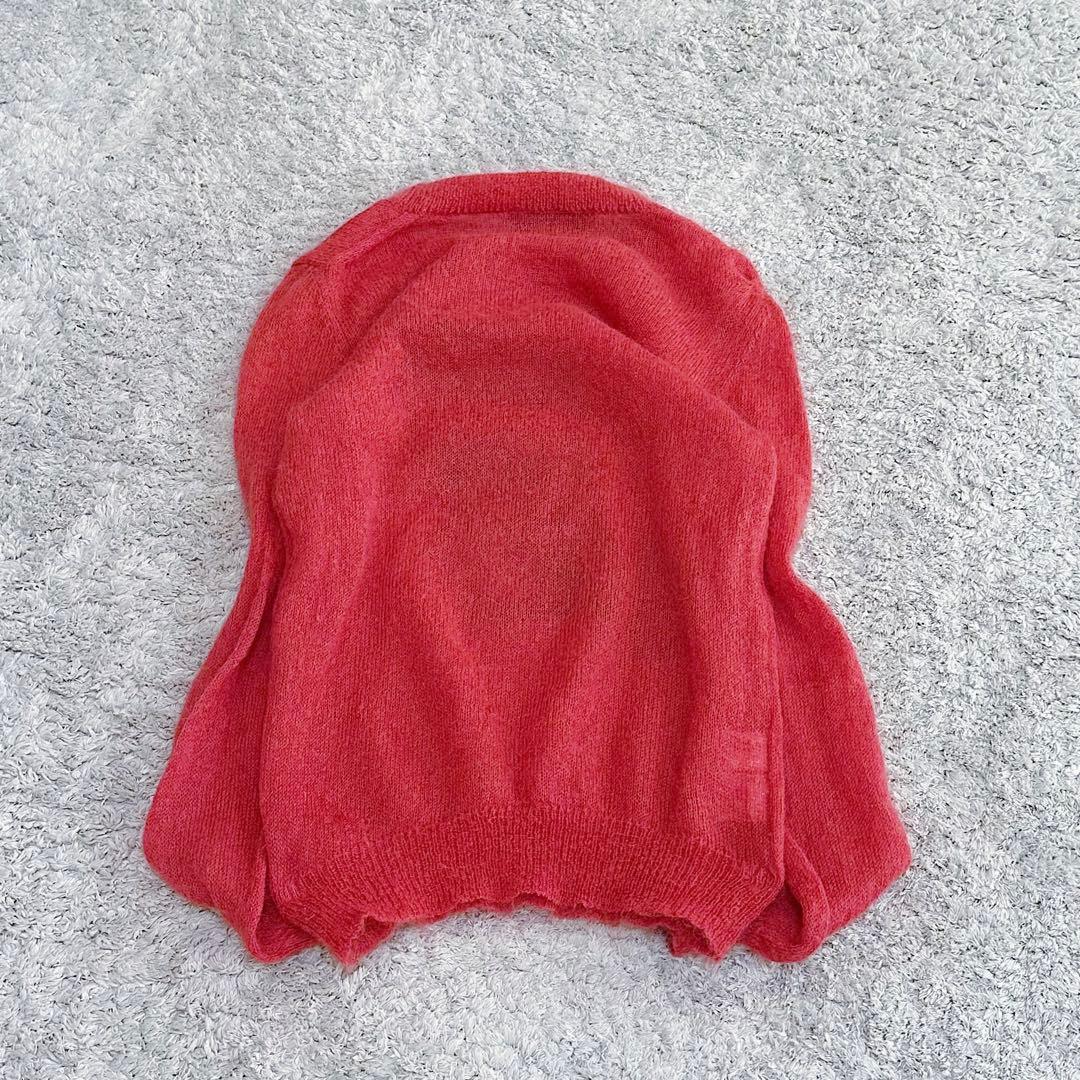 希少•完売品【音符柄×ピンク／モヘア60%】ポールスミス／シャギーニットセーター