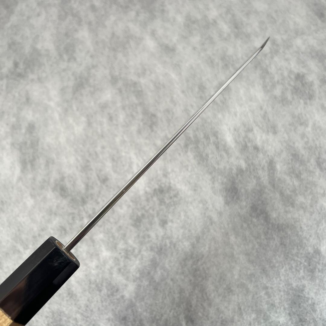 唯千里オリジナル 《銀三》剣型三徳・文化 170 mm【水牛八角柄】