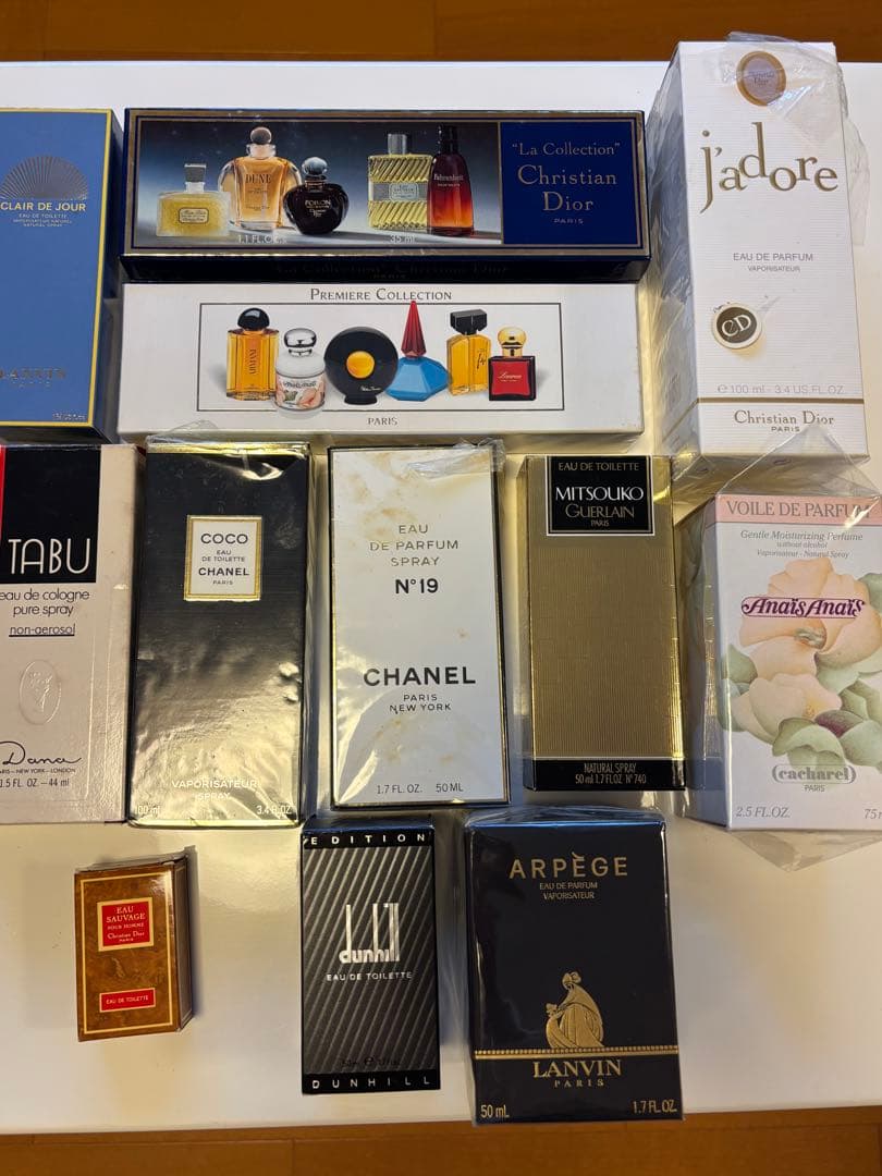 ビンテージ香水コレクション - Chanel, Dior, Lanvin