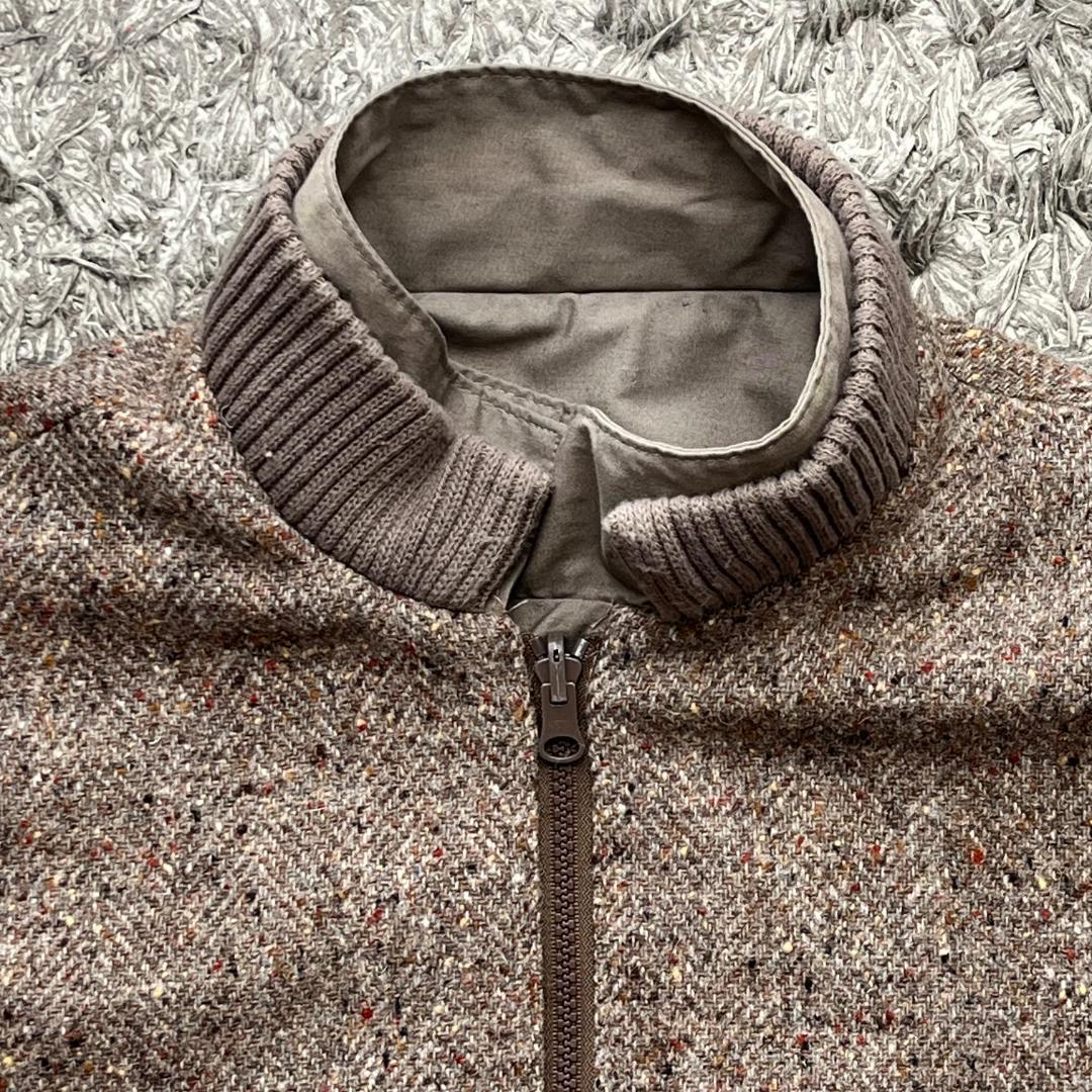 [US古着] 80s Woolrich 冬用リバーシブルポンチョ ネップ入ウール