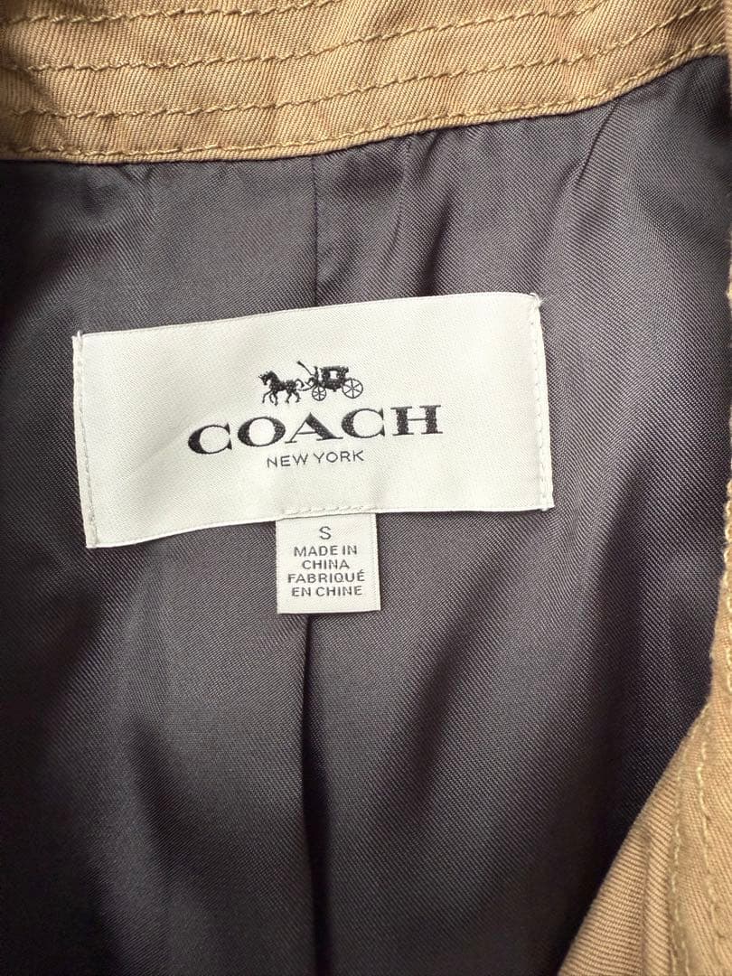 ＣＯＡＣＨ　ブラウン ダブルブレスト トレンチコート