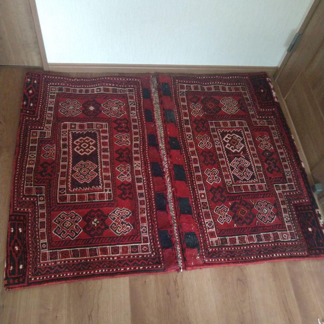 アンティーク☆トルコの手織カーペット☆ラクダの荷物入れ