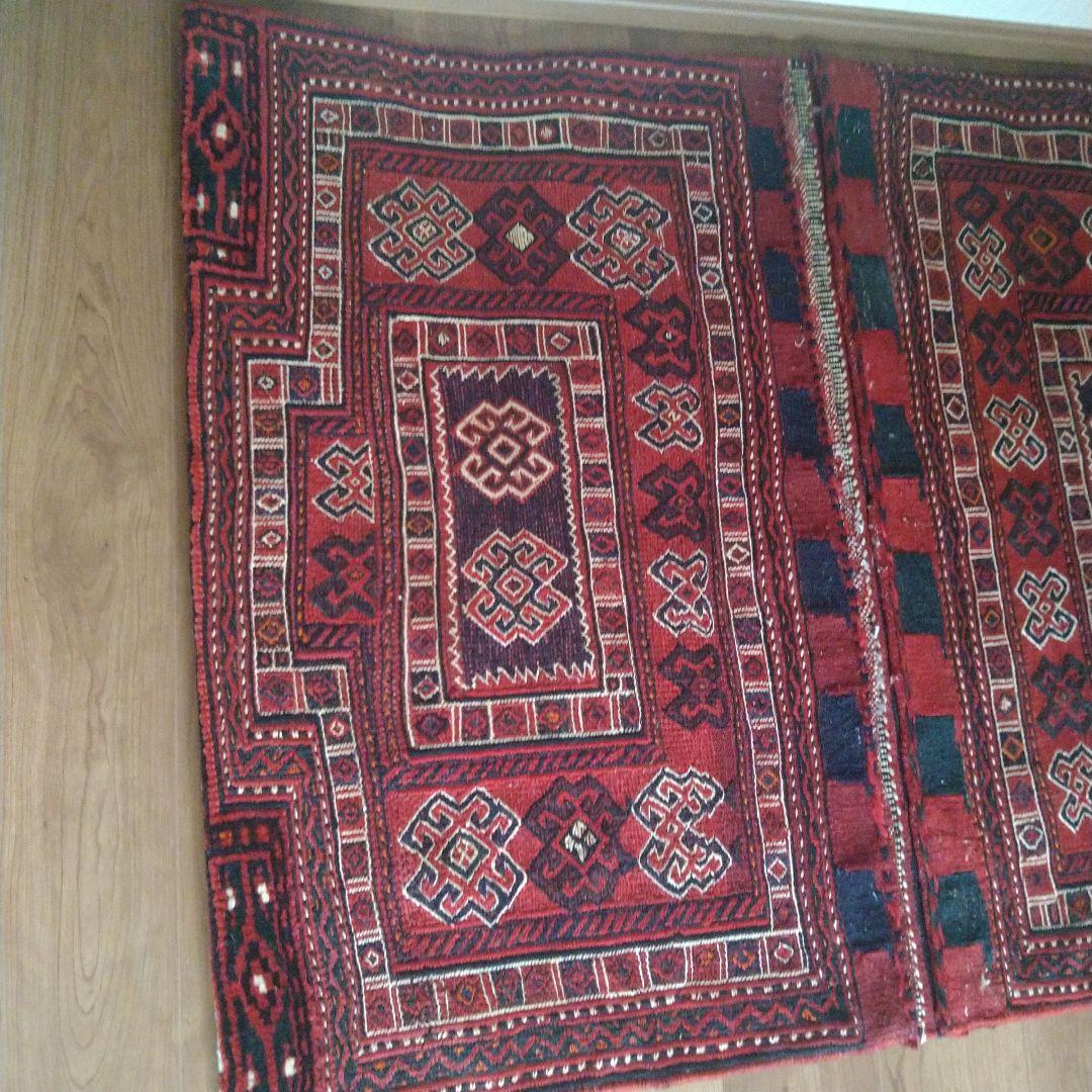 アンティーク☆トルコの手織カーペット☆ラクダの荷物入れ