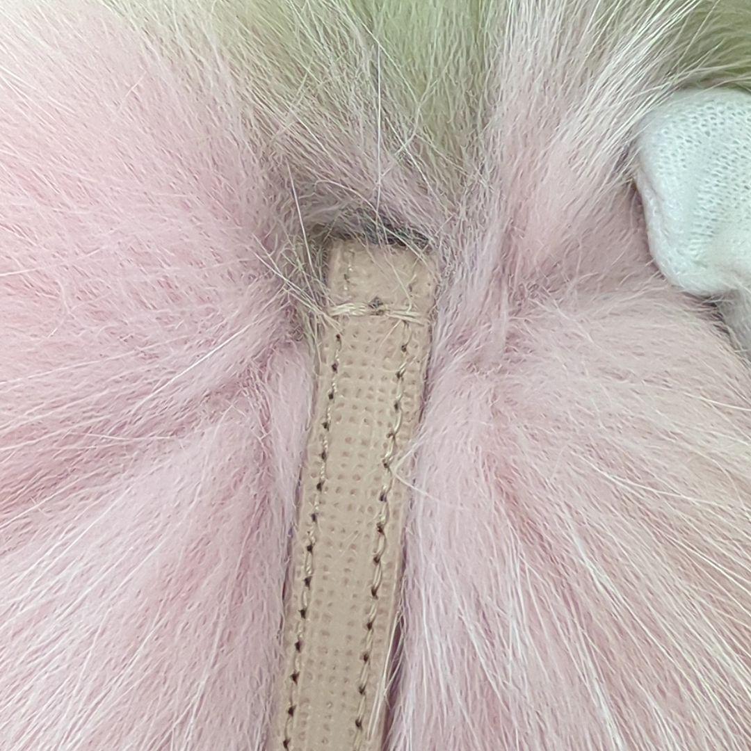 フェンディ FENDI キーホルダー チャーム ポンポン フォックスファー