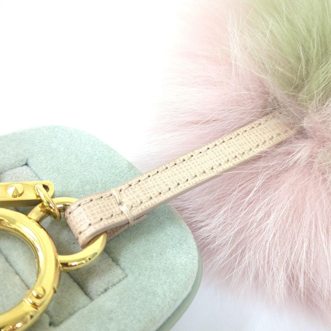 フェンディ FENDI キーホルダー チャーム ポンポン フォックスファー